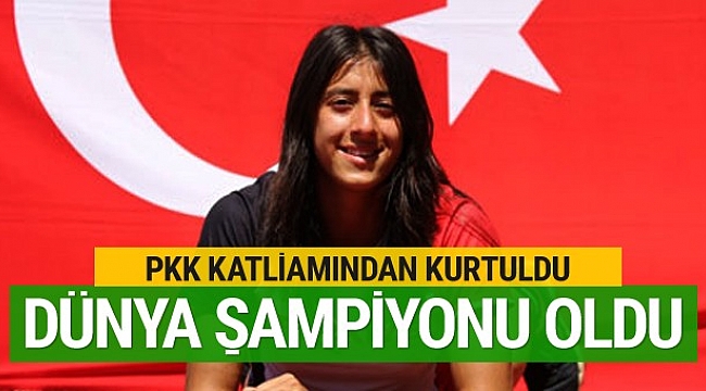 PKK Katliamından kurtuldu dünya şampiyonu oldu!
