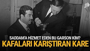 Putin her taşın altında! Saddam'a hizmet eden garsona bakın...