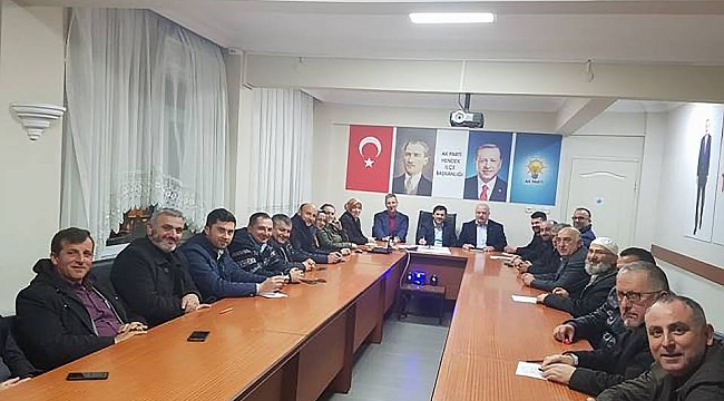 BAŞKAN DEMİREL, AK PARTİYE MİSAFİR OLDU!...