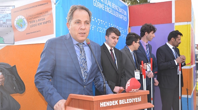 HENDEK BELEDİYESİ, ENGELLERİ KALDIRIYOR!...