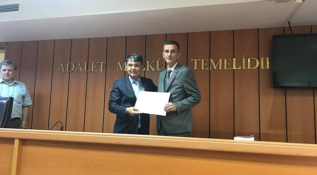 ÜMİT DİKBAYIR MAZBATASINI ALDI!...