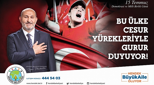 Başkan Püsküllü'den 15 Temmuz Mesajı!...