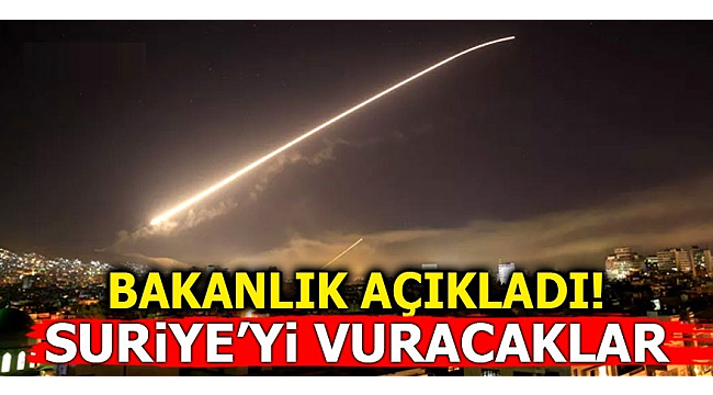 Bakanlığın Suriye Planını Açıkladılar