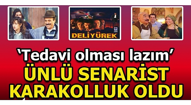 Ünlü senarist karakolluk oldu