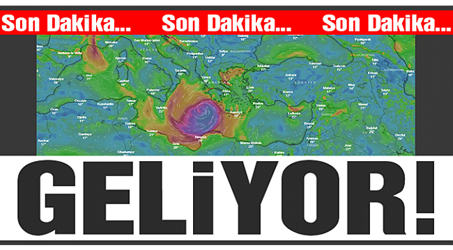 Dün duyurulmuştu, Kasırga çok yaklaştı