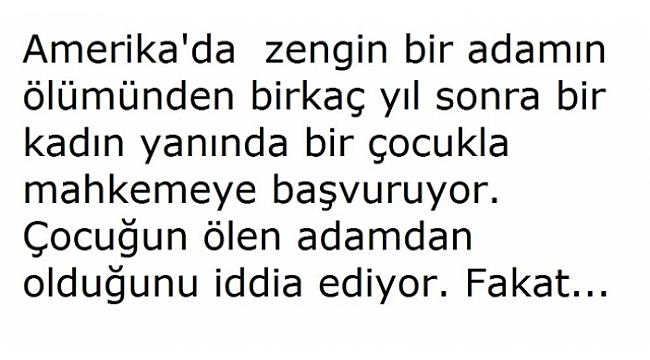 İbretlik DNA olayı