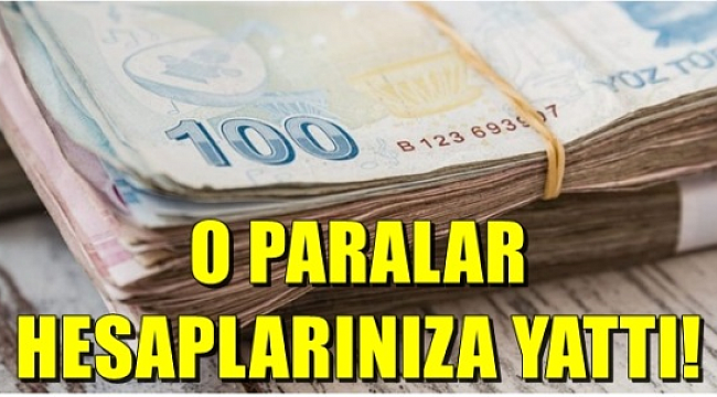 O Paralar Hesaba Yattı