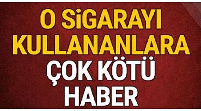 O Sigarayı kullananlar aman diyelim