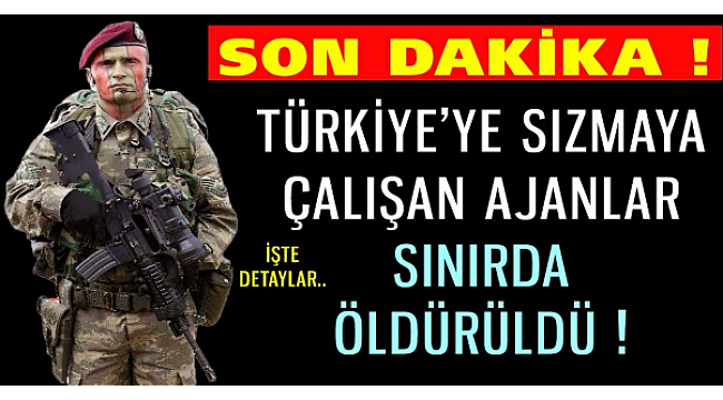 Türkiye'ye sızma girişimindeyken hepsi paketlendi