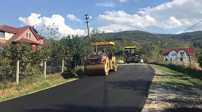 Harmantepe'ye 3000 metrelik asfalt...