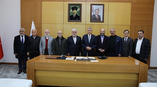 İl Müftüsü İhsan Açık'tan Yüce'ye ziyaret...