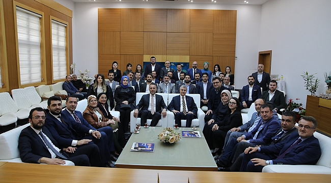 İl Yönetiminden, Ekrem Yüce'ye ziyaret...