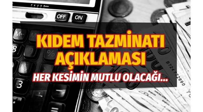 Katkı sunmaya hazırız! TİSK'ten kıdem tazminatı açıklaması