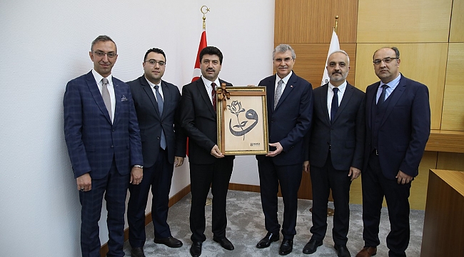 SUBÜ Rektörü Prof. Dr. Mehmet Sarıbıyık, Ekrem Yüceyi ziyaret etti...