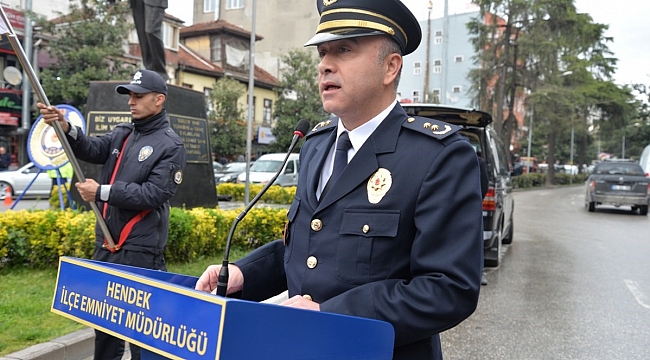 Türk Polis Teşkilatı’nın 174. Kuruluş Yıldönümü Hendek’te törenle kutlandı.