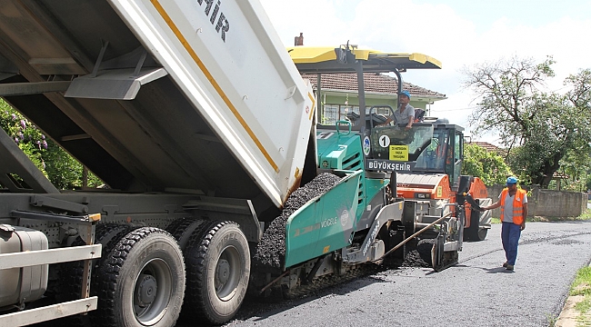 Büyükşehir’den 5 ayda 136 bin 397 ton asfalt...