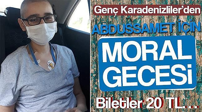 Genç Karadenizliler Derneğinden Abdussamete destek...
