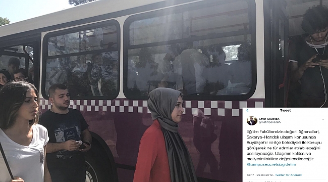 Rektör Savaşan, Çözüm Arıyor.