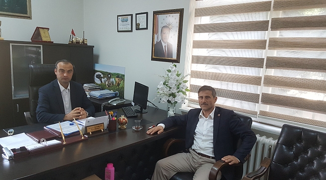 Ak Parti Meclis Üyesi Koç'tan İlçe Tarım Müdürüne Ziyaret...