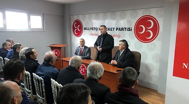 Muhtarlardan MHP’ye Hayırlı Olsun Ziyareti...