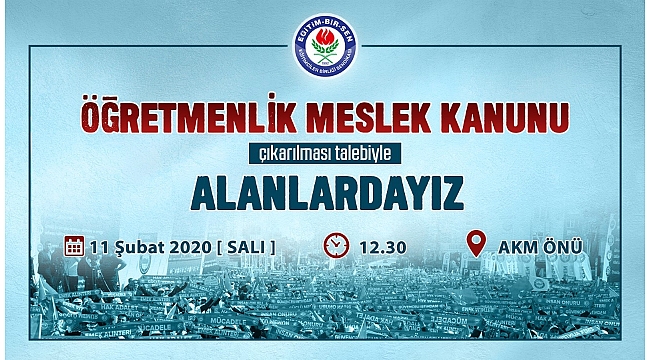 Eğitim-Bir-Sen Alana İniyor...