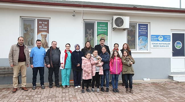 Öğrencilerden Sokak Hayvanları Bakımevine ziyaret!...