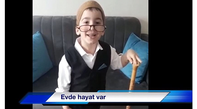 Anaokulu Öğrencilerinden Evde Kal Çağrısı
