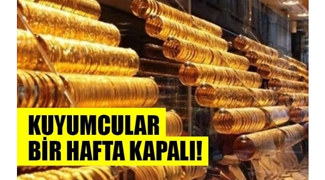 Hendek’te Kuyumcular Kapatma Kararını Uzattı