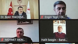 Başkan Sarı, Tarım Bakanı Arasında Video Konferans... 