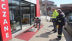 Belediyeden Sosyal Mesafeye Dikkat Çalışması... 