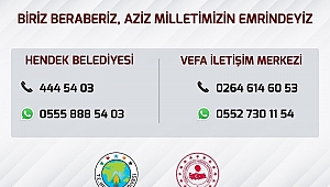 Hendek Belediyesinden 4 Günlük Yasak İçin Duyuru... 