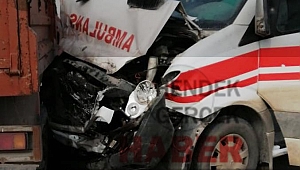 Hendek Devlet Hastanesine Ait Ambulans Kaza Yaptı... 