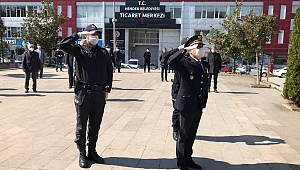 Sosyal Mesafe Kuralına Uyularak Yapılan Polis Günü Kutlaması... 