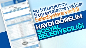 Su Faturalarına Erteleme... 