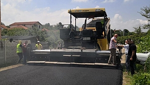 Belediye, asfalt çalışmalarına devam ediyor... 