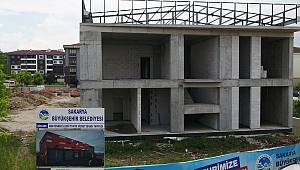 Hendek İtfaiye Hizmet Binasının Yapımı Sürüyor... 