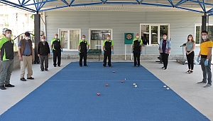 HUZUR EVİ SAKİNLERİ İÇİN BOCCE SAHASI KURULDU...