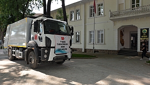 Temizlik işleri araç filosuna yeni çöp kamyonu... 