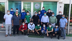 Güreş Federasyonu Başkanı Aydın, Hendek Tohm'u ziyaret etti.