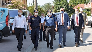 Hendek'te Koranavirüs denetimi...