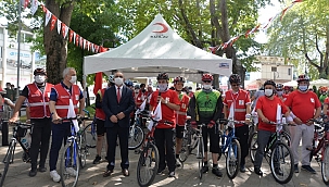 Pedallar, 17 Ağustos Depremi için çevrildi.