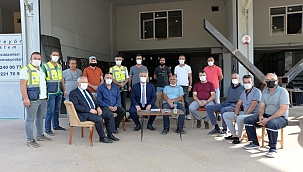 Küçük Sanayi Sitesi Esnafında yol sevinci...