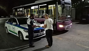 Kurallara uymayan halk otobüsünün çalışma izni iptal edildi!!!