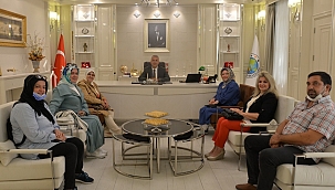 MHP KADIN KOLLARI BAŞKANLARINDAN HENDEK ZİYARETİ...