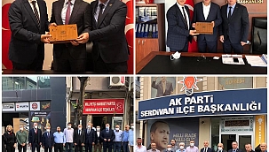 Babaoğlu ve Namlı başkandan yeni seçilen Cumhur ittifakı başkanlarına ziyaret...