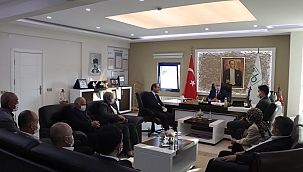 CHP'den Başkan Sarı'ya ziyaret...