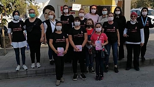 İYİ Partili kadınlar meme kanserine dikkat çekti!