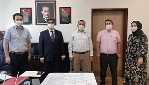 Yeni başhekime hayırlı olsun ziyareti...