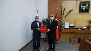 Başkan Pilavcı, Ekrem Yüce'yi ziyaret etti...