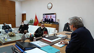 İsmail Türüt, Ekrem Yüce'yi ziyaret etti...